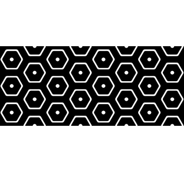 Naklejka na meble do salonu minimalistyczna geometria - TenStickers