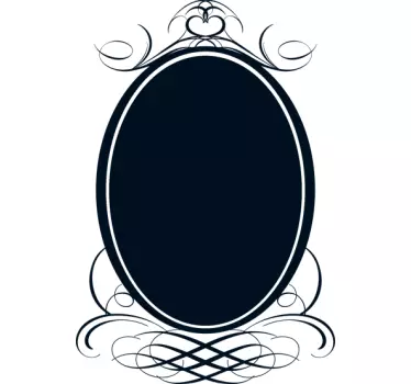 Naklejka tablica wystawne lustro - TenStickers