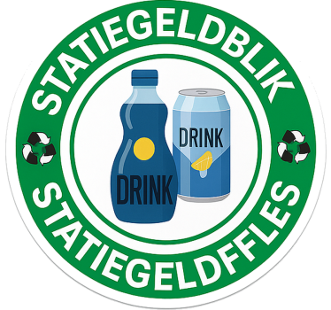 Naklejka na szyby etykieta recyklingu napojów - TenStickers