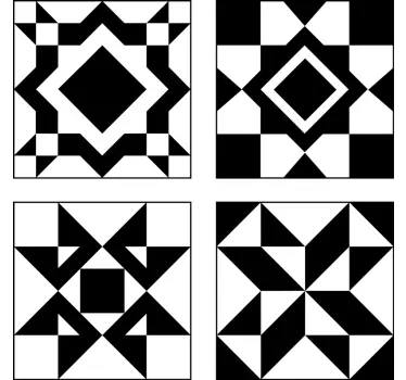 Naklejki na kafelki Geometryczne do kuchni - TenStickers