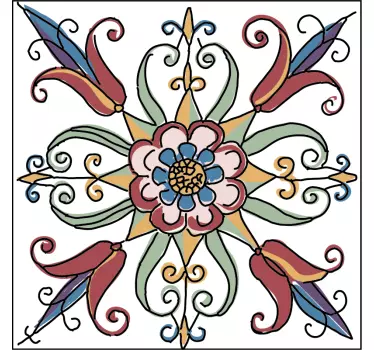 Naklejki na płytki Polski folklor - TenStickers