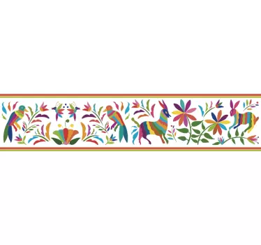 Naklejka na ścianę dla dzieci Kolorowe ornamenty - TenStickers