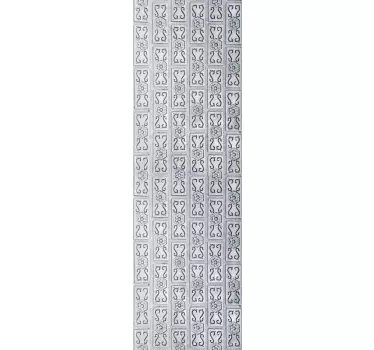Naklejka na ścianę szlaczki Ornamenty na drzwi - TenStickers