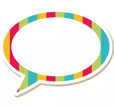 Naklejka komiskowa z Twoim tekstem - TenStickers