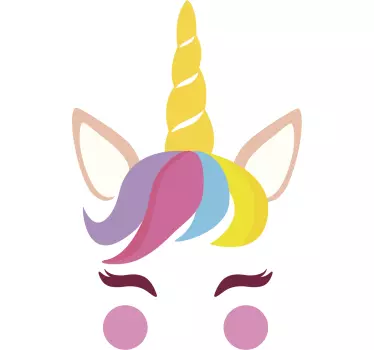 Naklejka na telefon Huawei Jednorożec - TenStickers