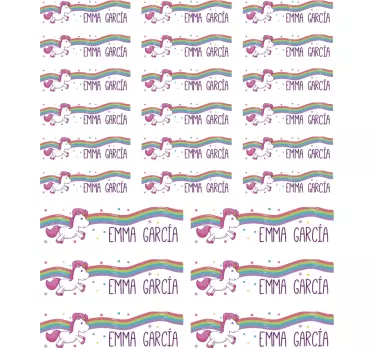 Naklejka na zeszyt dla dzieci bajka koń - TenStickers