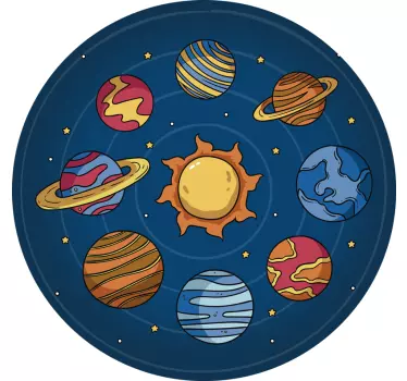 Naklejka ścienna Układ Słoneczny  - TenStickers
