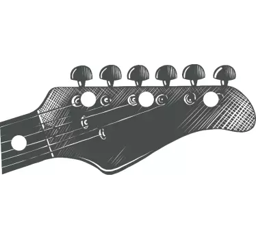 Naklejka wieszak gitara elektryczna - TenStickers