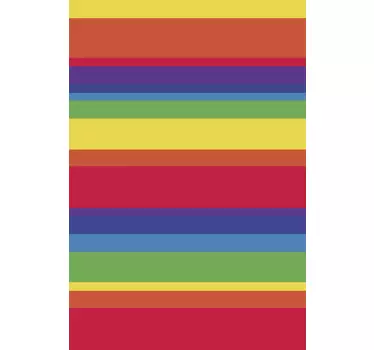Tęczowa naklejka na okno - TenStickers