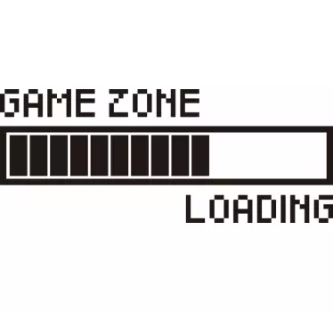 Naklejka na ścianę game zone loading - TenStickers