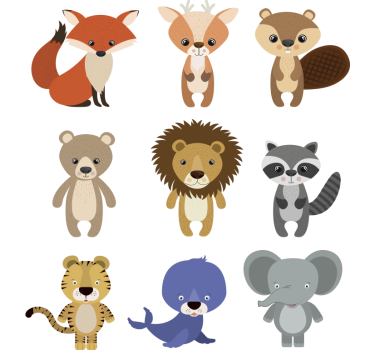 Zestaw naklejek do mebli - TenStickers