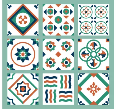 Naklejka na meble w kafelki - TenStickers