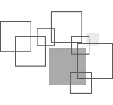 Naklejka na szybę geometryczna - TenStickers