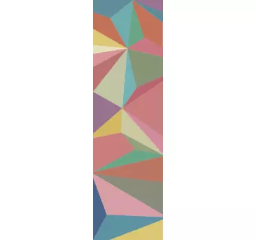 Naklejka na okno do biura geometryczna - TenStickers