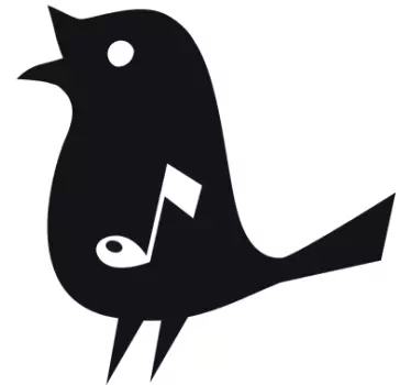 Naklejka dekoracyjna ptak śpiewak - TenStickers