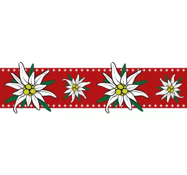 Naklejka kwiatowa szarotka łąkowa - TenStickers