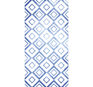 Naklejka na okno witraż geometryczny - TenStickers