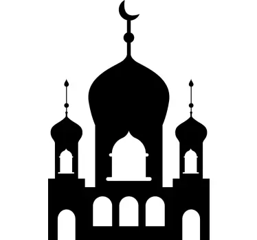 Naklejka z konturem budynku - TenStickers