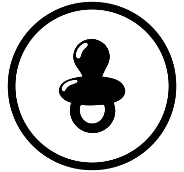 Naklejka na drzwi ikona smoczka - TenStickers
