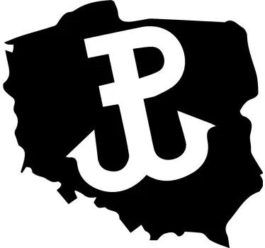 Naklejka ścienna mapa Polska Walcząca - TenStickers