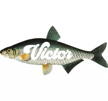Naklejka ścienna ryby karp vimba - TenStickers