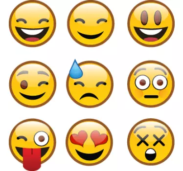 Naklejka emotikony whatsapp - TenStickers