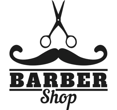 Naklejka ścienna Barber shop - TenStickers