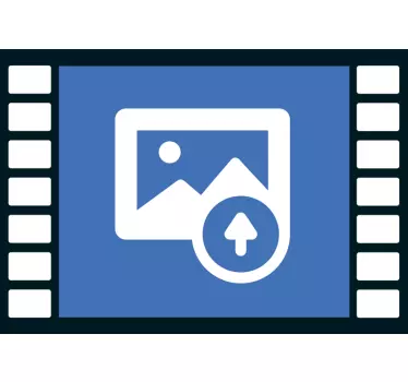 Naklejka na ścianę do salonu kino moje życie w filmie - TenStickers