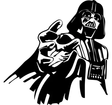 Naklejka ścienna kino Darth Vader - TenStickers