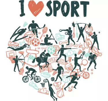 Naklejka ścienna sporty olimpijskie - TenStickers