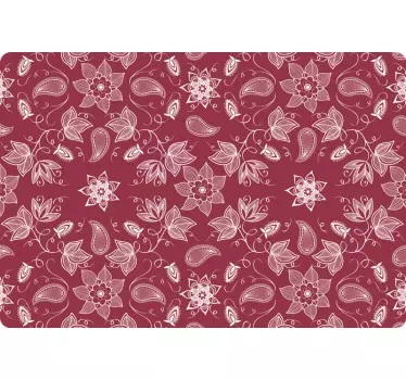 Skórka na laptopa piękne kwiaty paisley - TenStickers