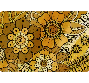 Naklejka na meble paisley w stylu indyjskim - TenStickers