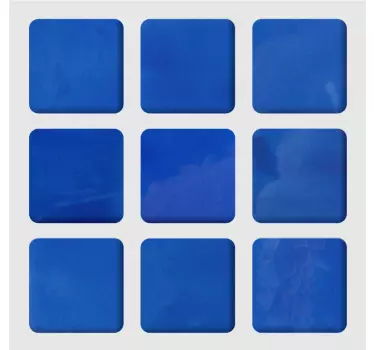 Naklejka na płytki Niebieskie kwadraty - TenStickers