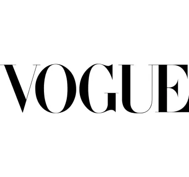 Cytat na ścianę Vogue - TenStickers