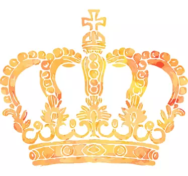 Naklejka dekoracyjna prawdziwa korona - TenStickers