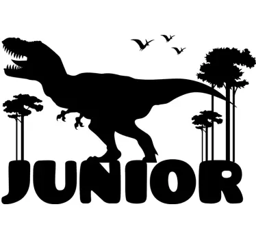Naklejka ścienna Spersonalizowana nazwa t-rex - TenStickers