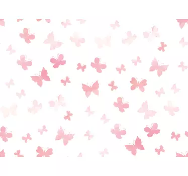 Naklejka na meble różowe motyle - TenStickers