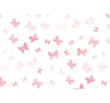 Skórka na laptopa Różowe motyle - TenStickers