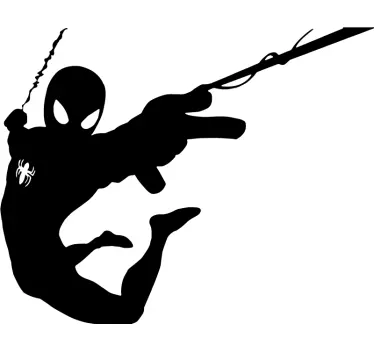 Naklejka ścienna Spiderman w akcji - TenStickers