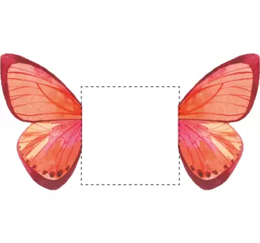 Naklejka pod kontakt Dwubarwne motyle - TenStickers