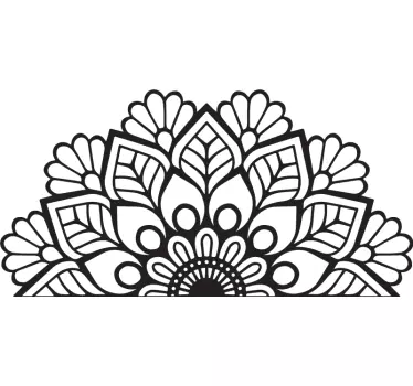 Naklejka do sypialni nad łóżko Zagłówek mandali - TenStickers