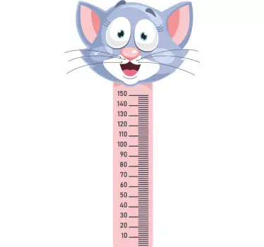 Okleina na drzwi Miarka dla dzieci - TenStickers