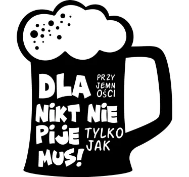 Naklejka ścienna Cytat z kogel-mogel 1 - TenStickers
