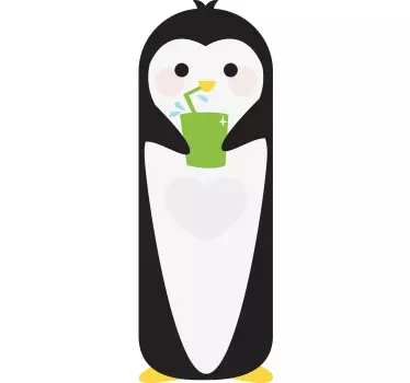 Naklejka dekoracyjna pingwin - TenStickers