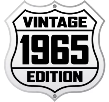 Oklejanie samochodów Klasyczny retro vintage - TenStickers