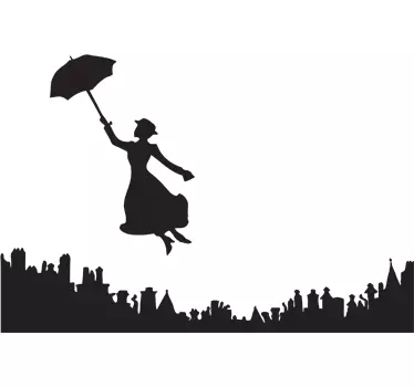 Naklejka dekoracyjna Mary Poppins - TenStickers
