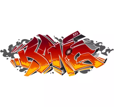Naklejki zestaw Graffiti 3d - TenStickers