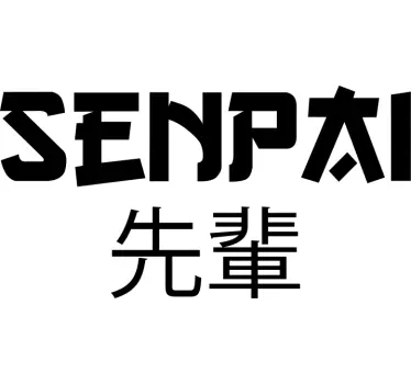 Naklejka ścienna Anime senpai - TenStickers