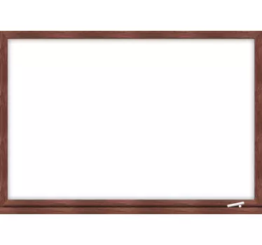 Naklejka drewniana ramka - TenStickers