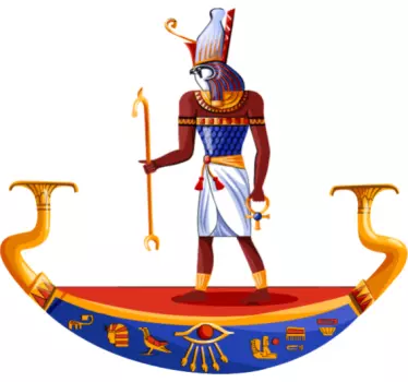 Naklejka ścienna Egipski bóg horus - TenStickers